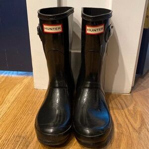 Hunter Black Rain Boots size 7